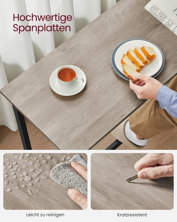 Barbordsset med barstolar - modern design - grå och bläcksvart