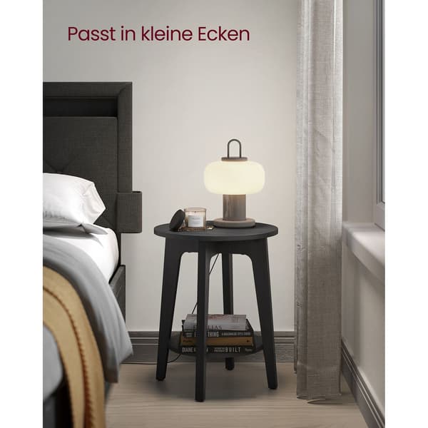 Moderne sidebord - 2-lags design - Træ - Sort