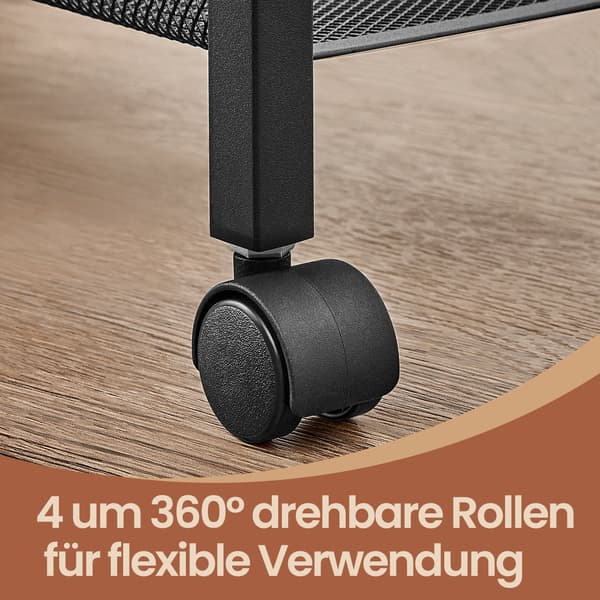 Køkkenvogn - 5 niveauer - Brun-sort