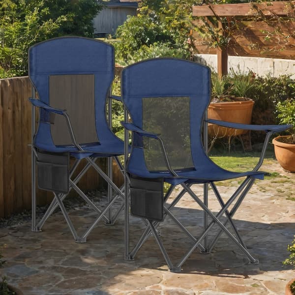 Campingstolar set om 2 - Hopfällbara - Utomhusdesign