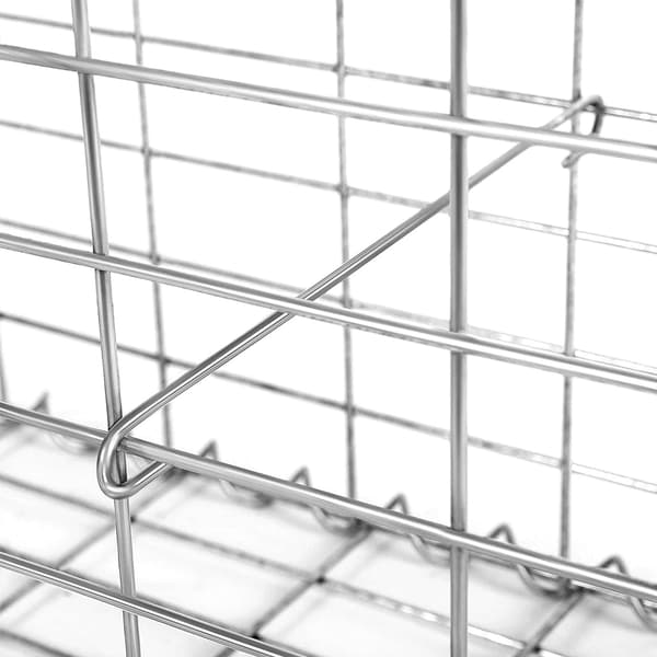 Gabion - Bæredygtigt design - Rustfrit stål - Sølv