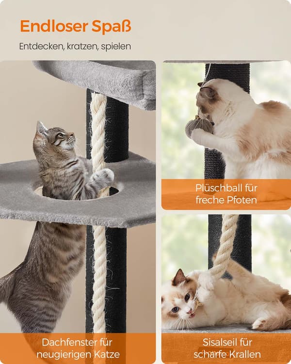 Kradsetræ - Stor model - Flere niveauer - Til store katte