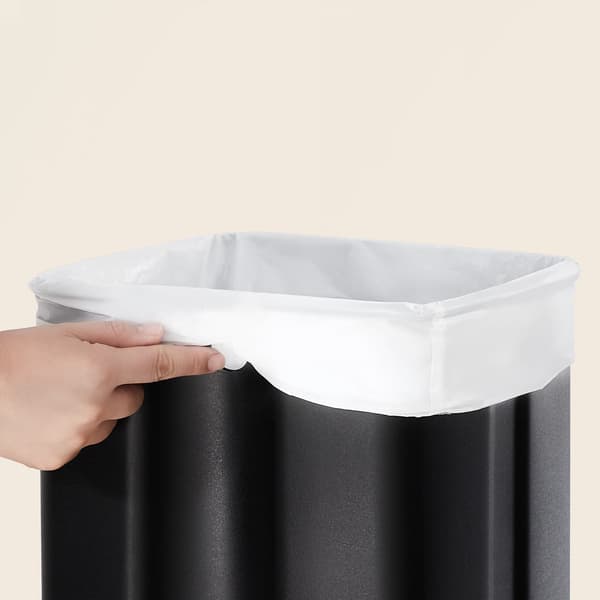 Pedalhink - 30 L - Stål - Vit