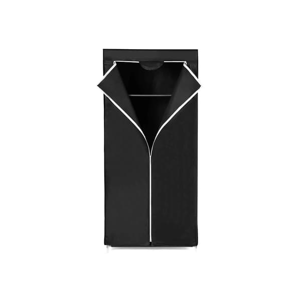 Foldegarderobe - Pladsbesparende og vedligeholdelsesfri - Sort