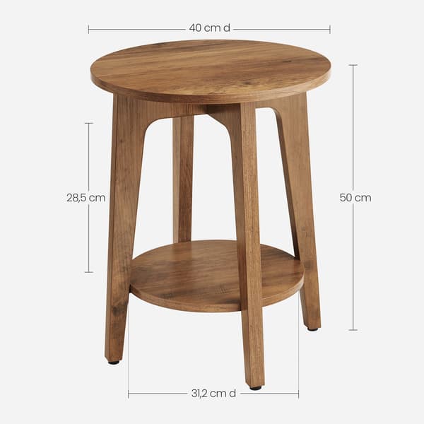 Sidebord - Moderne stil - Honningbrun