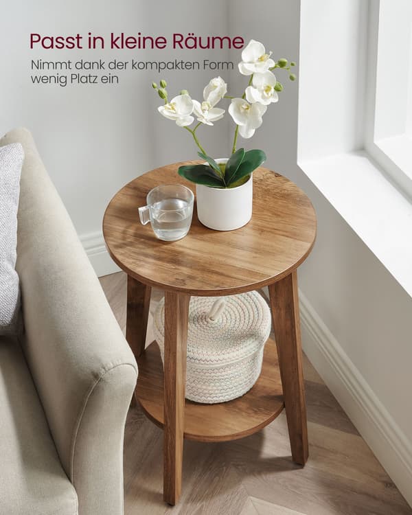 Sidebord - Moderne stil - Honningbrun