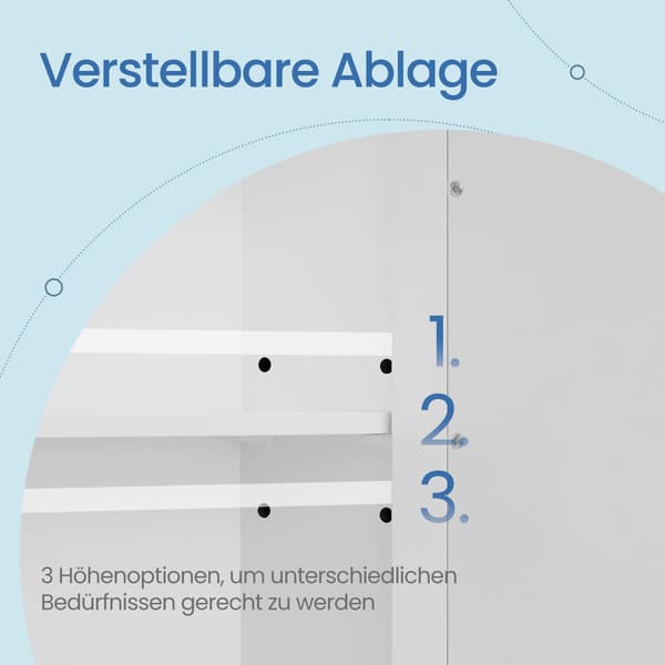 Spegelskåp - Moderna badrumsmöbler - Vit
