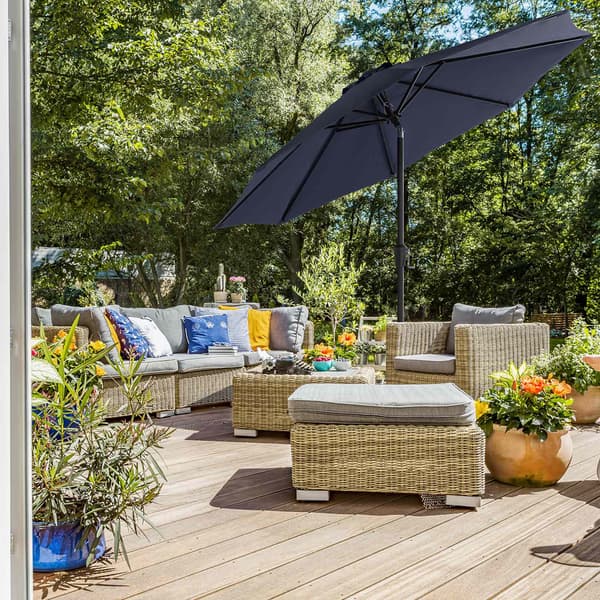 Parasol - Vipbar og vandafvisende - Blå