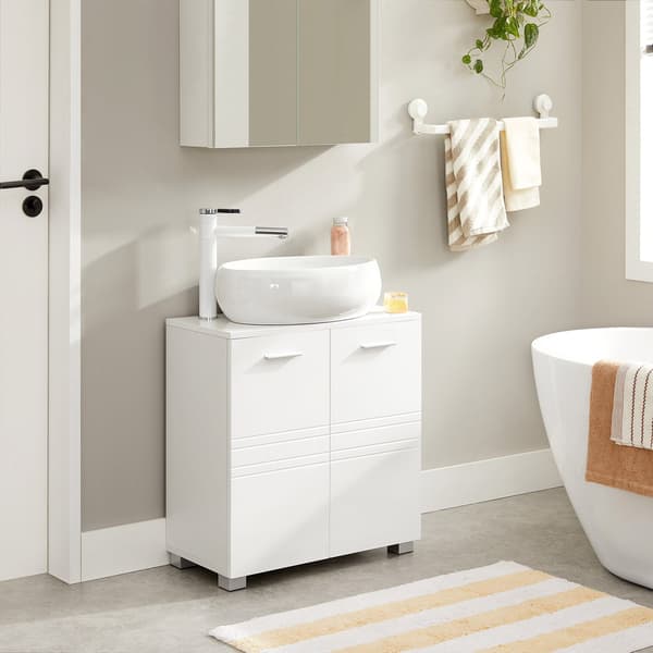 Vaskeskab - Pladsbesparende design - Hvid