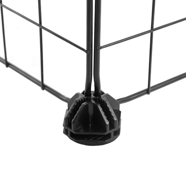 Gnaverbur - 12 gitre - 143 x 73 x 46 cm - sort
