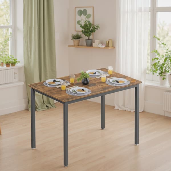 Spisebord - Kompakt og robust - Ebony Sort-Mat Sort