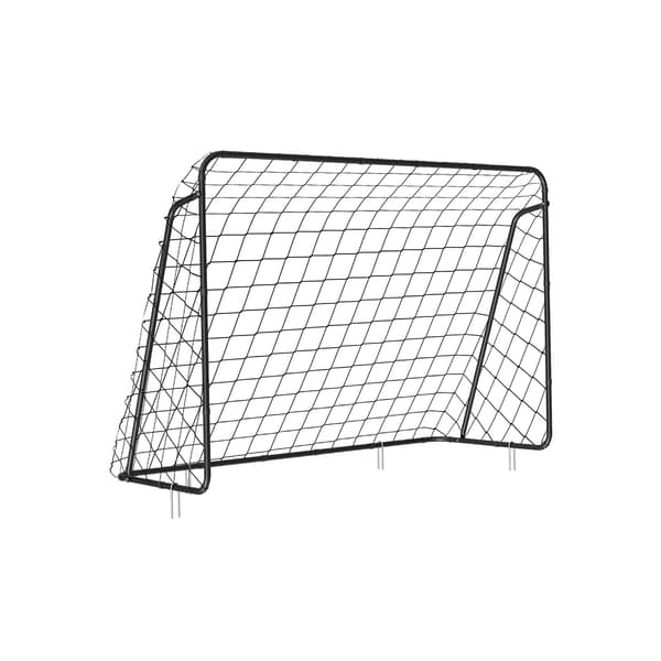 Fodboldmål - Hurtig at sætte op - Metalramme - Sort