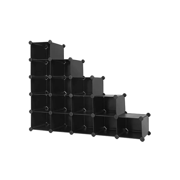 Reolsystem - nemt at samle - sort