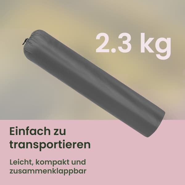 Hopfällbara stolar, set om 2 - Bärbara och robusta - Skiffergrå