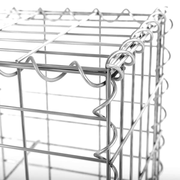 Gabion - Havemur til sten - 100 x 30 x 30 cm - Grå
