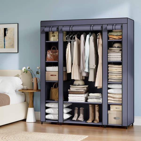 Garderobe - Pladsbesparende og robust - Marineblå