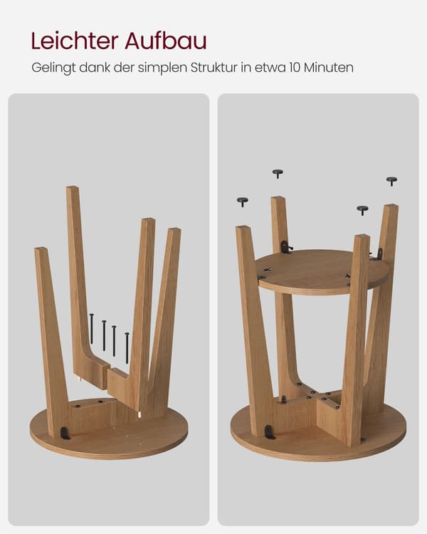 Sidobord - Modern stil - Honungsbrunt