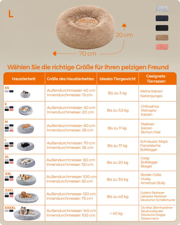 Donutpude - plyskomfort - kamelbrun