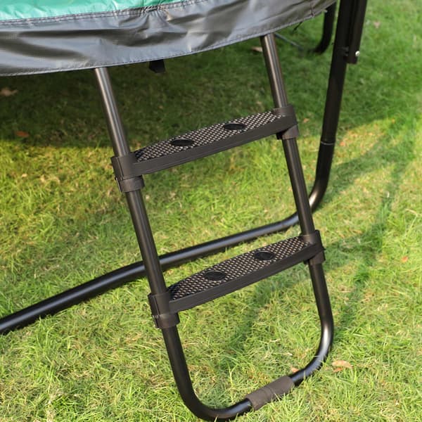 Trampolinstige - Brede trin - Sort