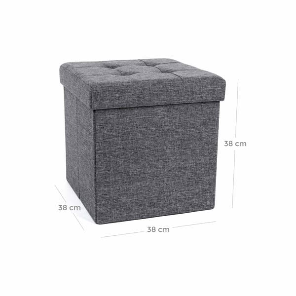 Cube-istuin - pieni ja tyylikäs - tummanharmaa pilkullinen