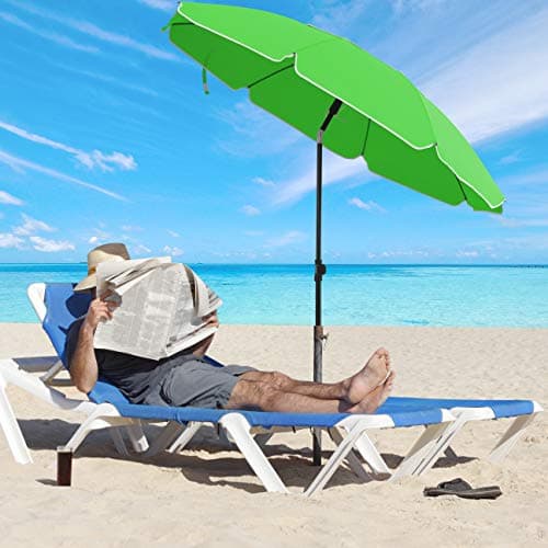 Haveparasol - Vipbar - UV-beskyttelse - Grøn