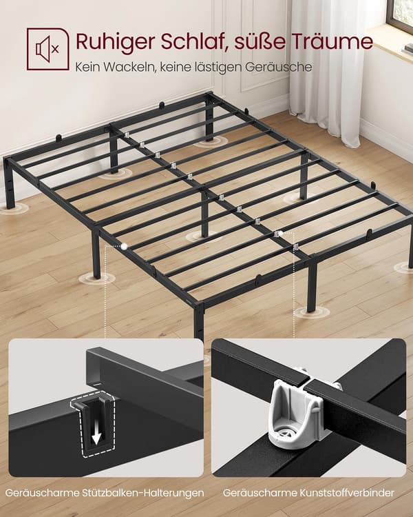 Dobbeltsengstel - Moderne design - Blæksort