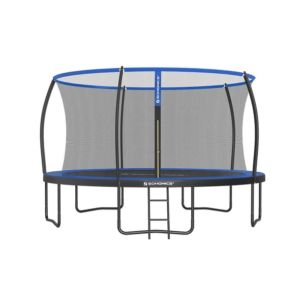 Trampolin Ø 427 cm - med indvendigt net - sortblå