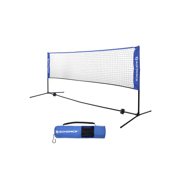 Badmintonnet - Justerbart og let - Blåt og sort