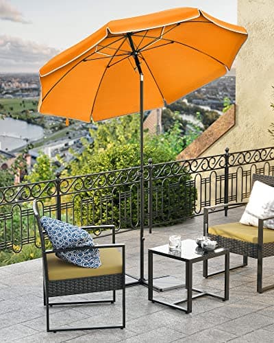 Haveparasol - UV-beskyttelse - Orange