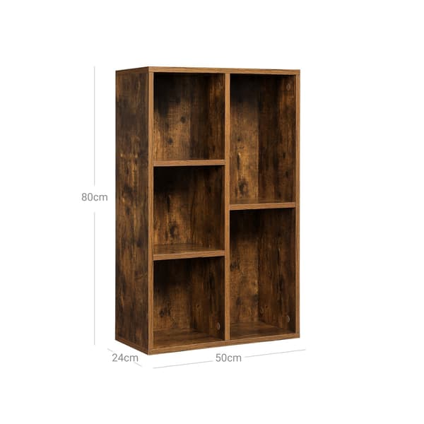 Bogreol - 5 rum - Multifunktionel - Vintage brun