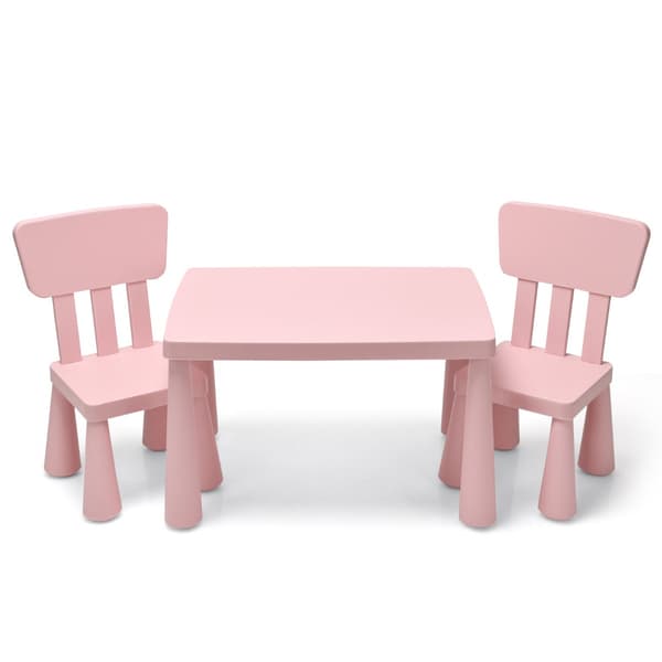 Barnbord - och stolar st Barnsittgrupp Barnmöbelset - 2 3 - Rosa