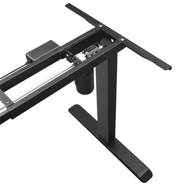 Sit-stand skrivebordsstel - Elektrisk justerbart - Stål - Sort