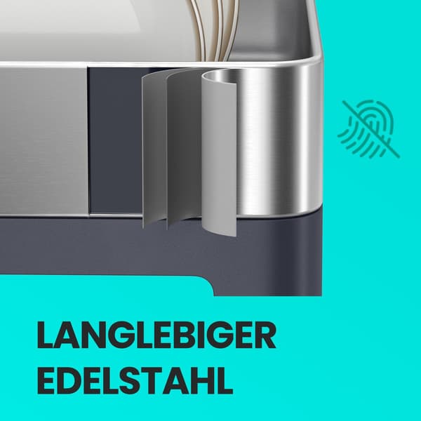 Diskställ - 31,7 x 57,2 cm - för diskning - Diskställ i rostfritt stål