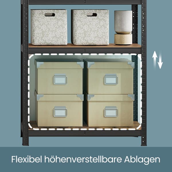 Lagerreoler - tung lasteevne - stål - brun-sort
