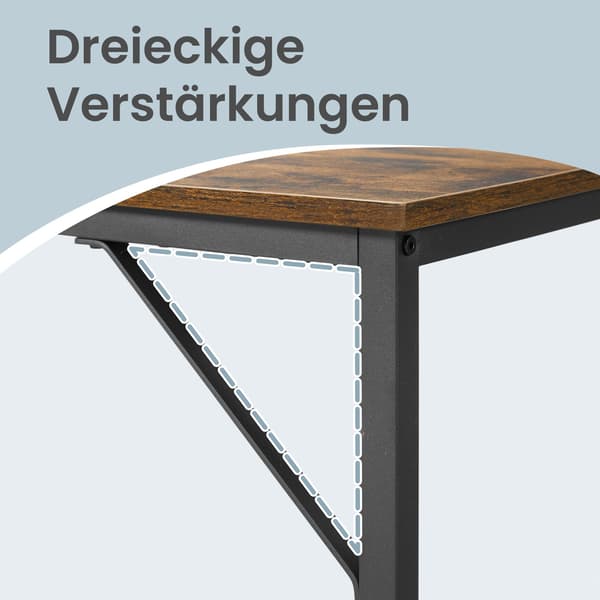 Hemmakontorsskrivbord - Robust datorbord - Enkel montering