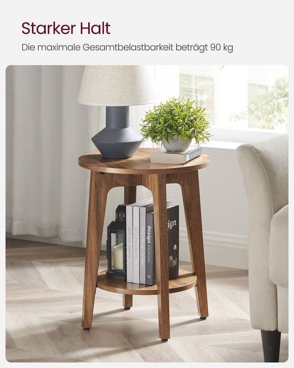 Sidobord - Modern stil - Honungsbrunt