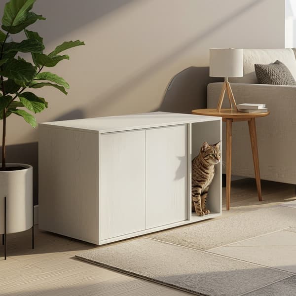 XXL kattlåda - Verktygsfri montering - Extra snabb installation