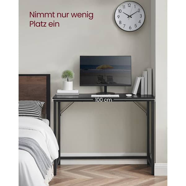 Datorbord - kompakt design - gråsvart