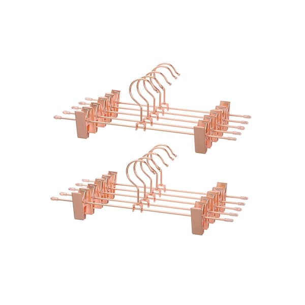 Klädhängare - Eleganta klämmor - Roséguld