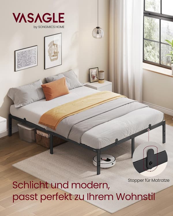 Dobbeltsengstel - Moderne design - Blæksort
