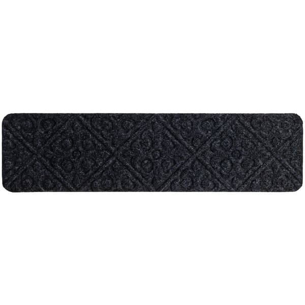 trappmattor - Halkfria för trätrappa - 15 76 cm x 20 cm - Grå