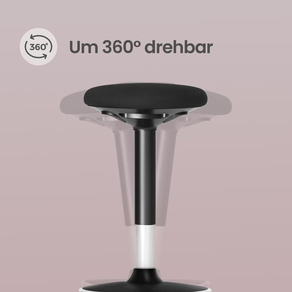 Justerbar stol - Ergonomisk drejestol - Hurtig montering