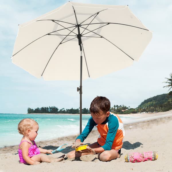 Parasol - Vipbar - UV-beskyttelse - Beige