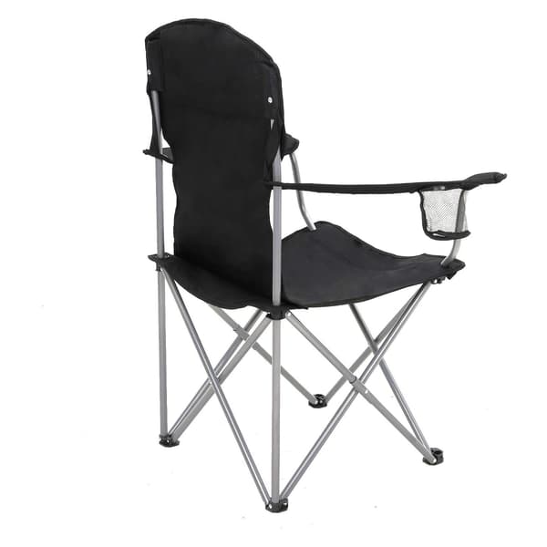 Campingstole - Sæt med 2 klapstole - Sort