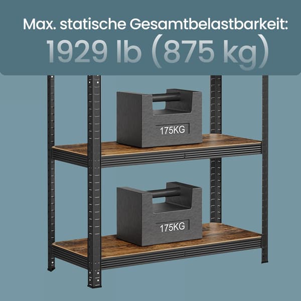 Lagerreoler - tung lasteevne - stål - brun-sort