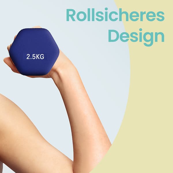 Håndvægte - Sæt med 2 - 0,5 kg - Sort
