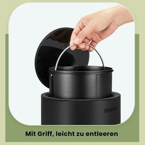 Kosmetikbakke - 3 liter - Soft-close - Sort