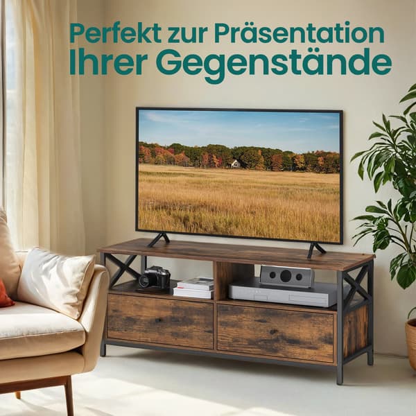 TV-bord - Modern design - Trä - Svart
