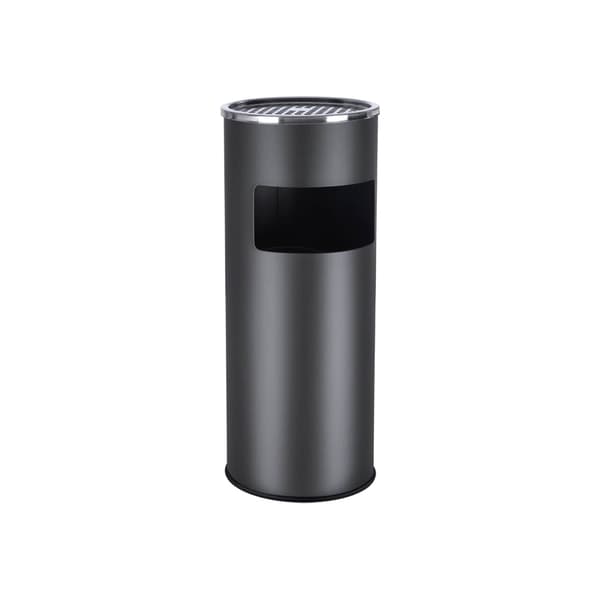 Stående askebæger - moderne design - sort