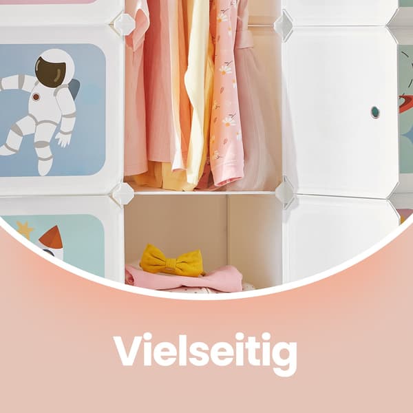 Garderobe - Pladsbesparende - Til børn - Hvid